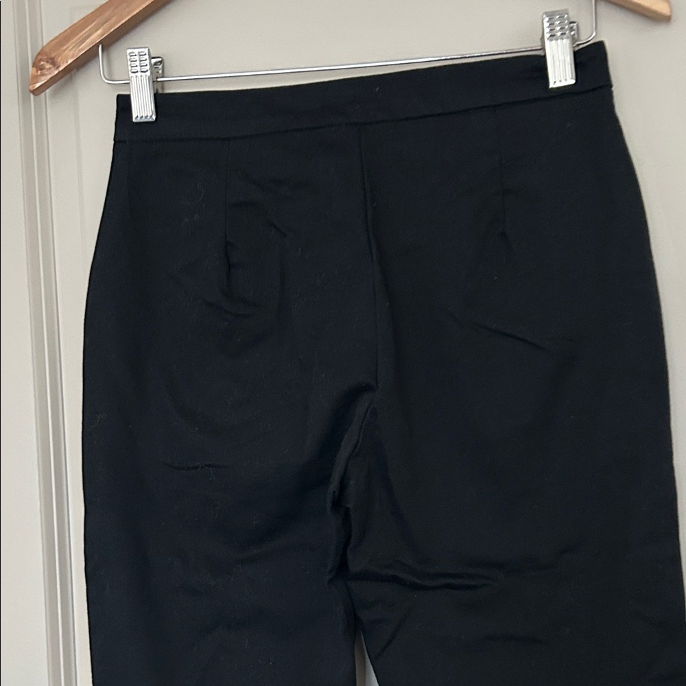 Elegant Black Women's Straight Leg Pants - Picture 13 of 13